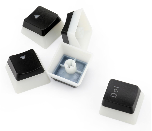 REDRAGON PBT Doubleshot keycaps (czarne) A130 Black - 1247517 - zdjęcie 3